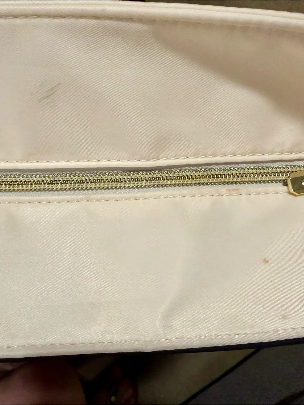 Quilted Brown & Cream Baby Bag Tote by Unknown Brand